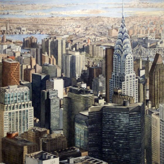 Painting - "East Manhattan"