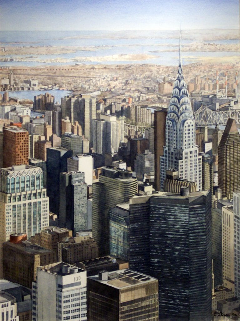 Painting - "East Manhattan"