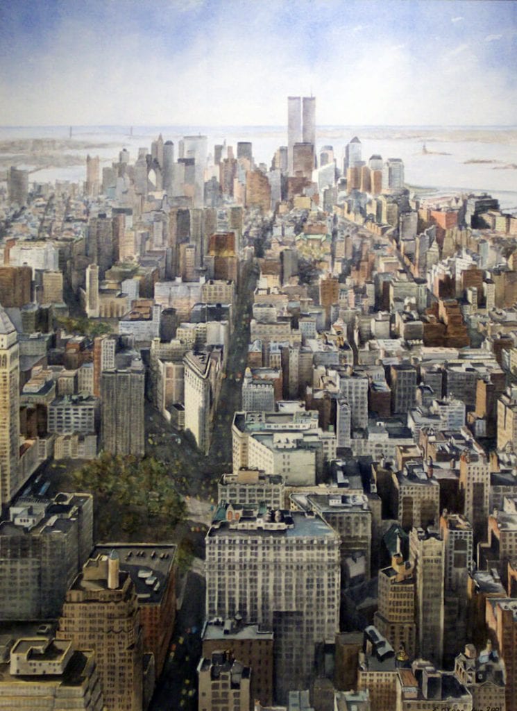 Painting "Lower Manhattan"