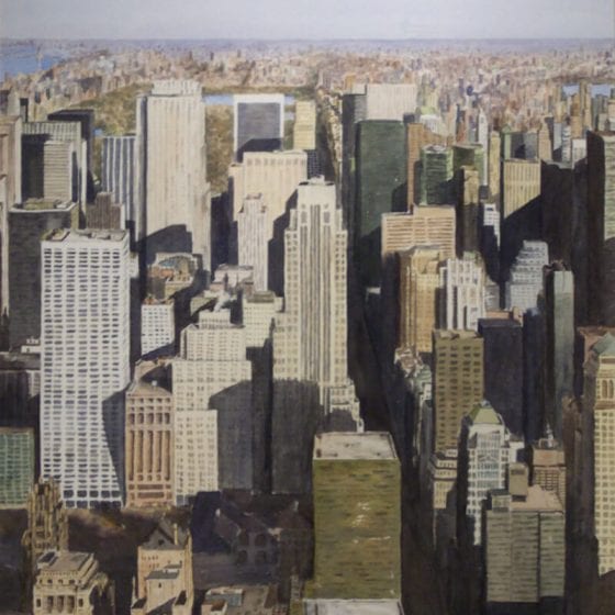 Painting "Uptown Manhattan"