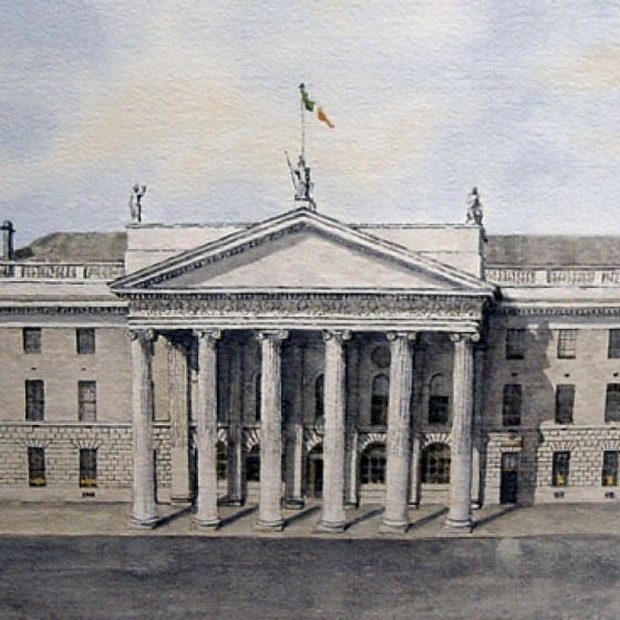 Painting "General Post Office, Dublin"